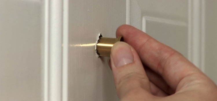 peephole door repair in Firebaugh